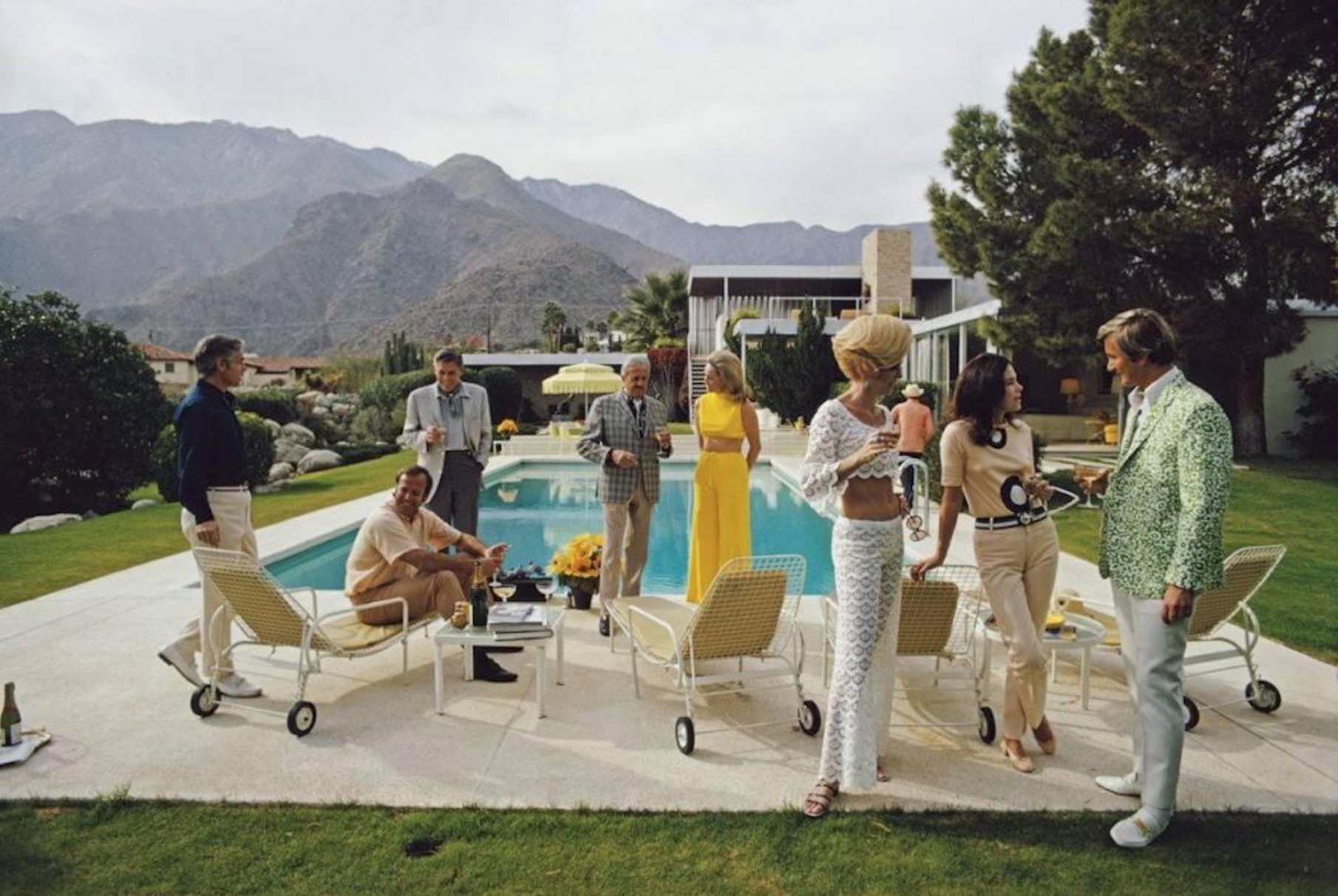  Desert House Party, Palm Springs, 1970 by Slim Aarons 