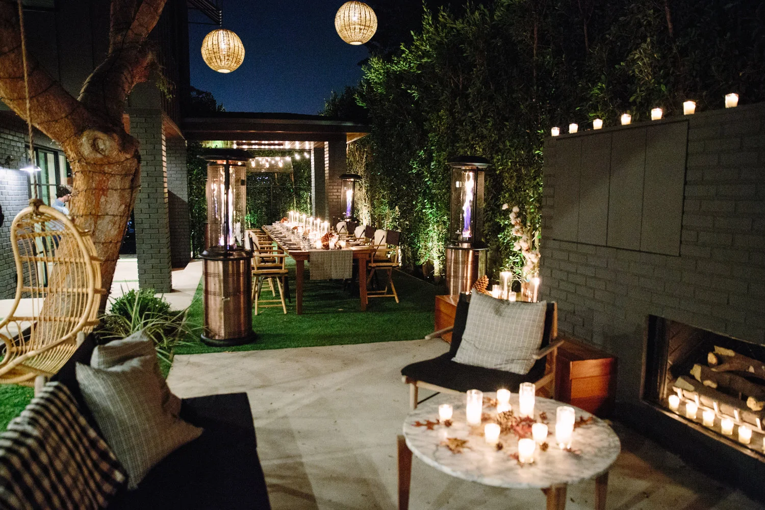 The designer’s gorgeous backyard, where she and design partner Brittany Zwickl hosted a party for Snyder Diamond and C Magazine last November. Check out our event post to see more. Photogpher Stephanie Plomarity