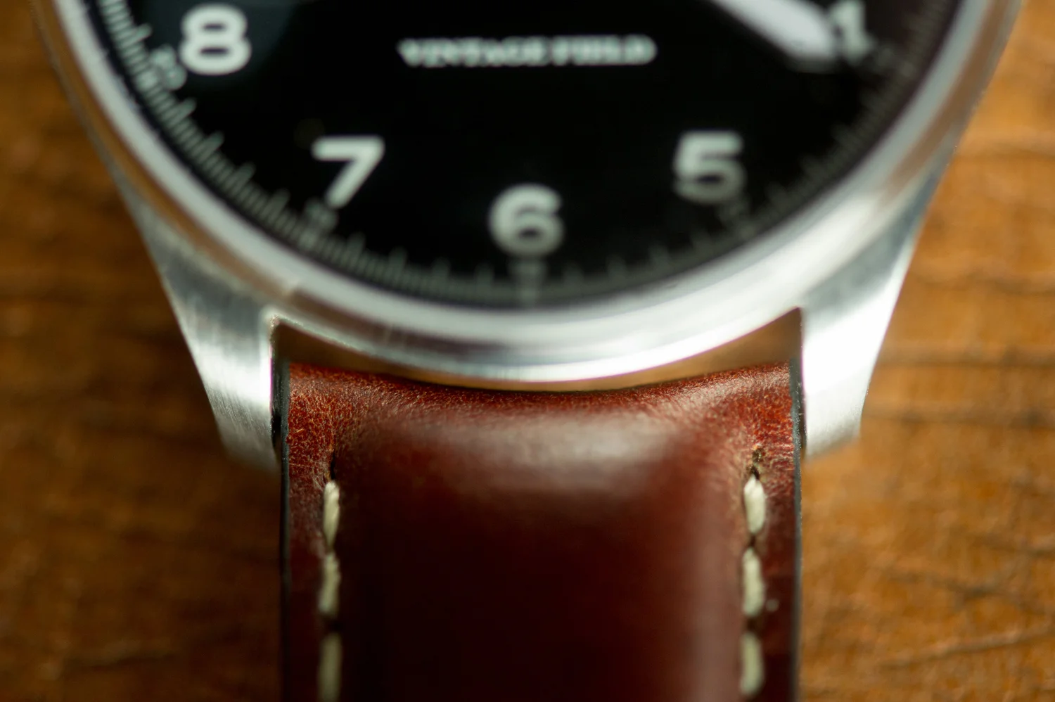 Vintage Field Watch 2nd Edition Black (w Leather Strap 