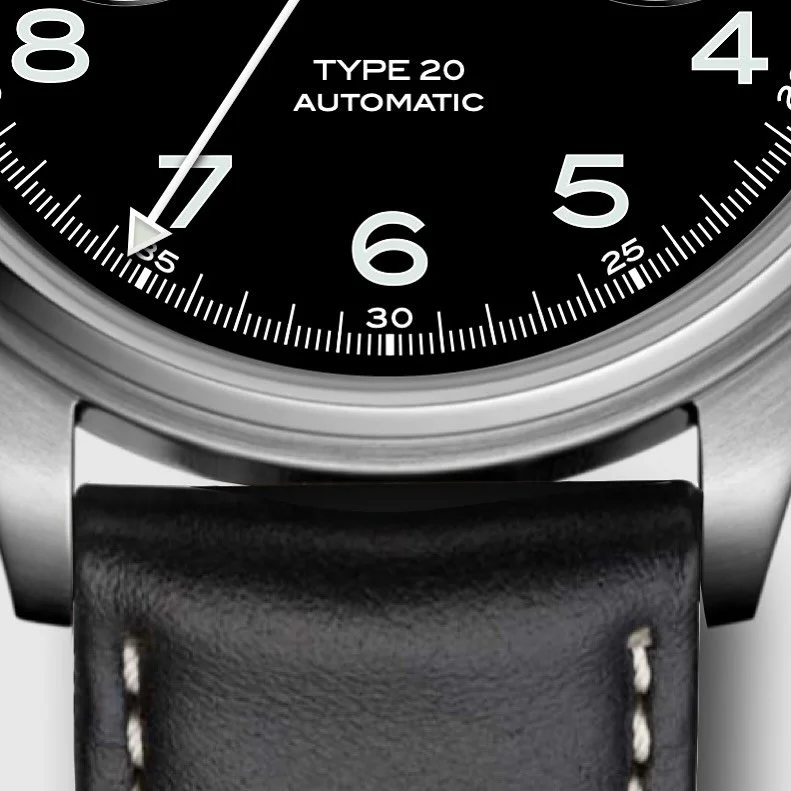 Teaser of our next timepiece, currently in the works. We are excited to share that our next project is the iconic Type 20. A few weeks ago we published a survey to determine the size of his timepiece. Most of you voted for 39mm case and that&rsquo;s 