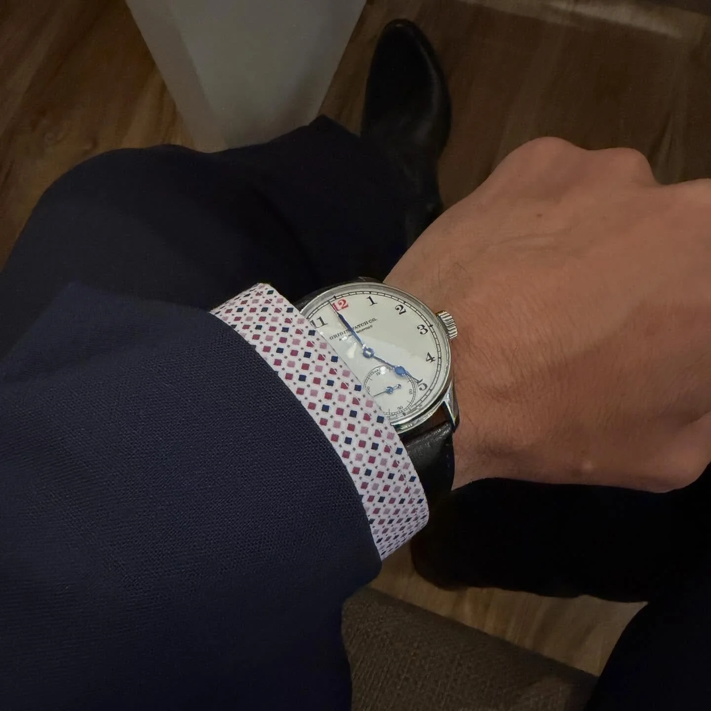 #beautifulthings for the wedding weekend. Our #railwayedition is a beautiful thing and a great companion for any formal occasion. Wearing the OG prototype of the Railway Edition in this celebratory occasion #originwatchco 
#weddinginspiration #wedfi