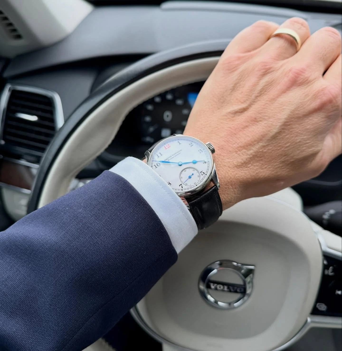 Wearing one of our #railwayedition prototypes on a formal occasion tonight #originwatchco