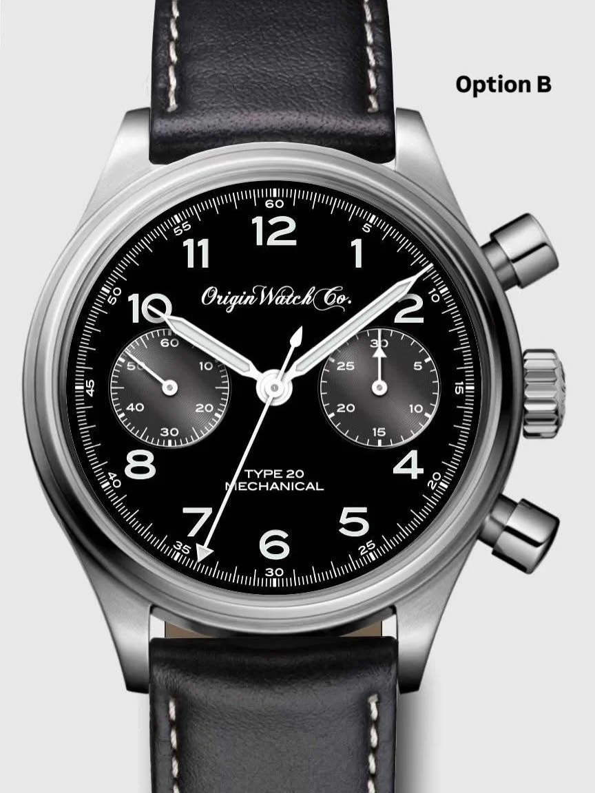 Vote on&nbsp;our #type20 watch design please

We made great progress on prototypes so far. I&rsquo;m testing them to see which modifications I need to make. I have one design request for the community. Can you please help me determine if I should add