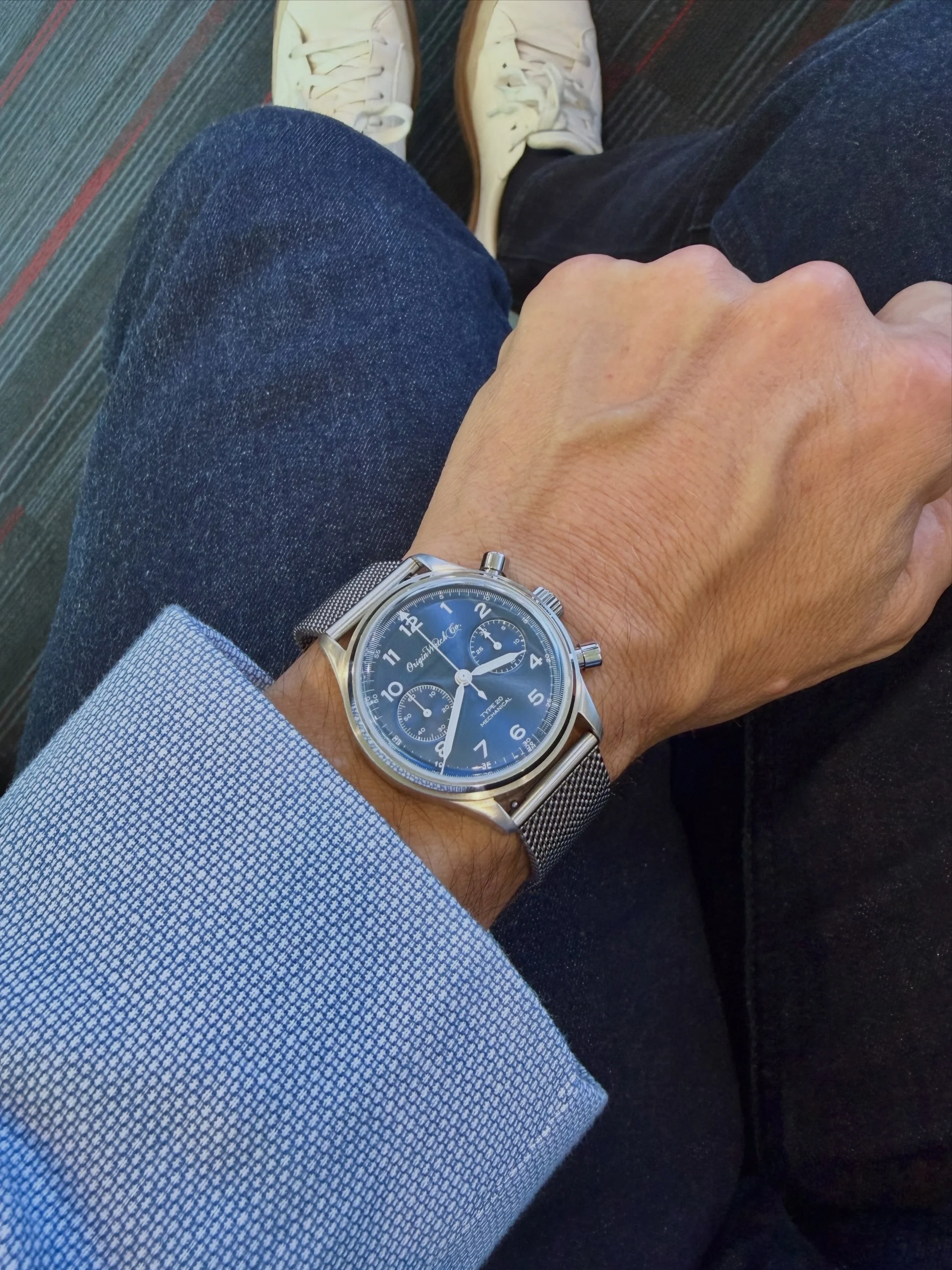 They say Mondays are blues. We say it depends on the blue. 💙 Type 20 Blue Soleil. #type20 #chronograph #microbrand #watchmaking #originwatch