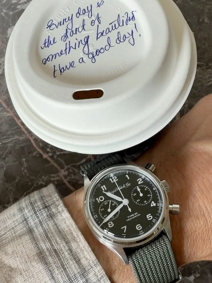 Good Morning! A wonderful reminder&hellip;. and remember&hellip; &ldquo;Every (beautiful) Journey Starts with Origin&rdquo;

#originwatchco #type20 #morningmotivation #microbrand #watchmaking