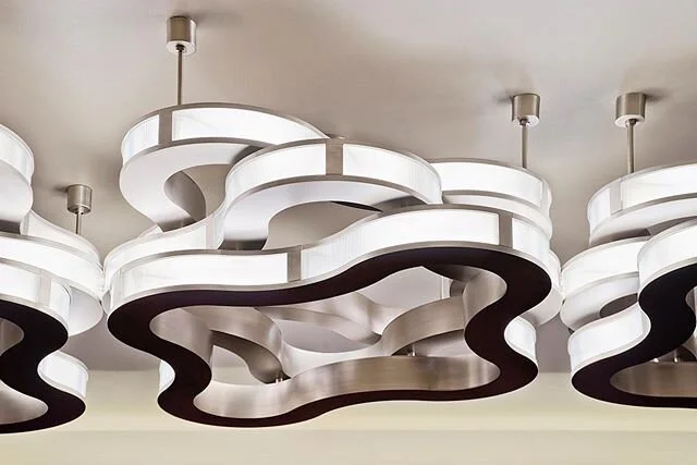 Show stopper lighting photographed on assignment for @spikelighting ✨ at @renhotels Chicago