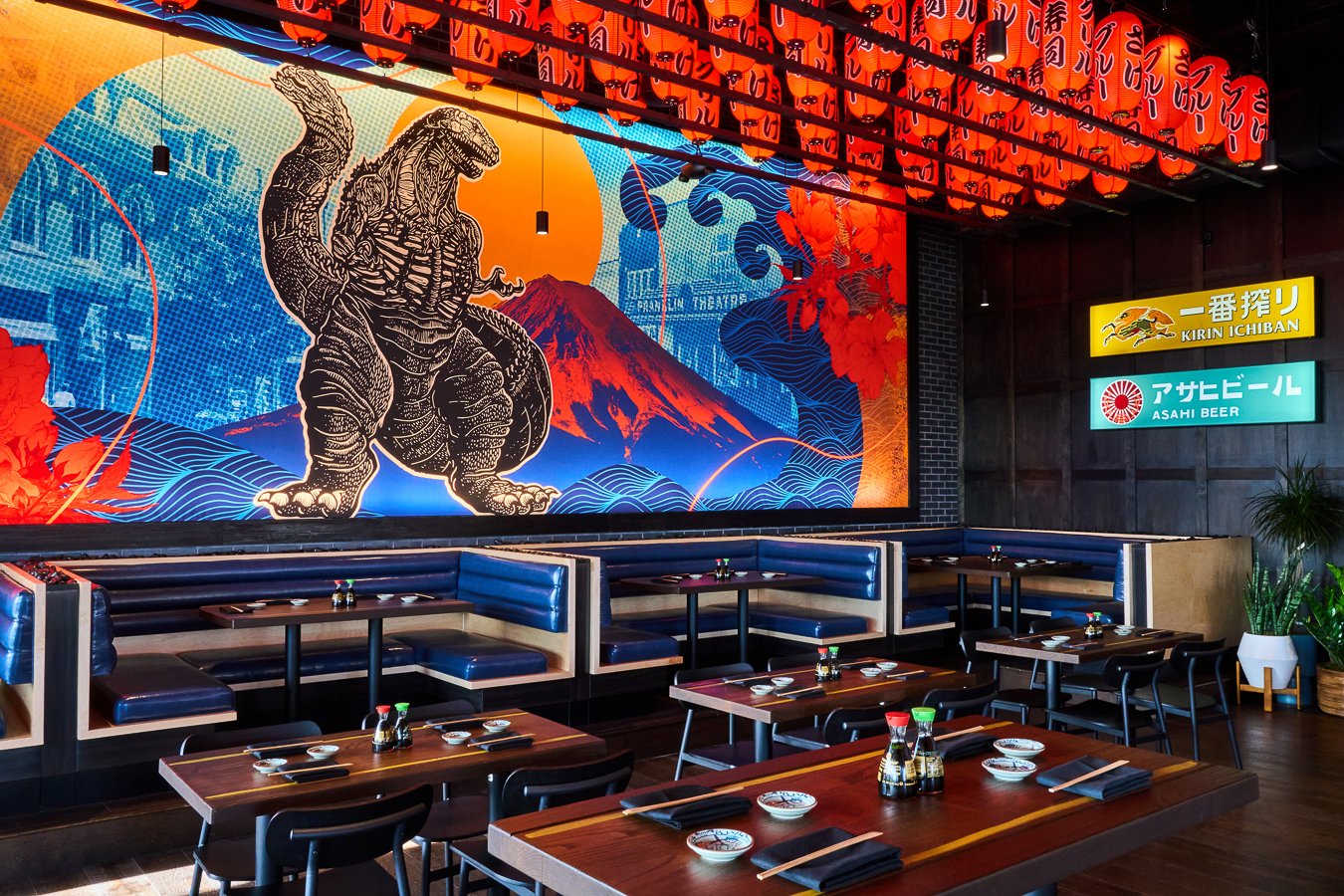 Blue Sushi Sake Grill, Flagship Restaurant Group, Franklin, TN, Interior Restaurant Photography by Leslie Parrott