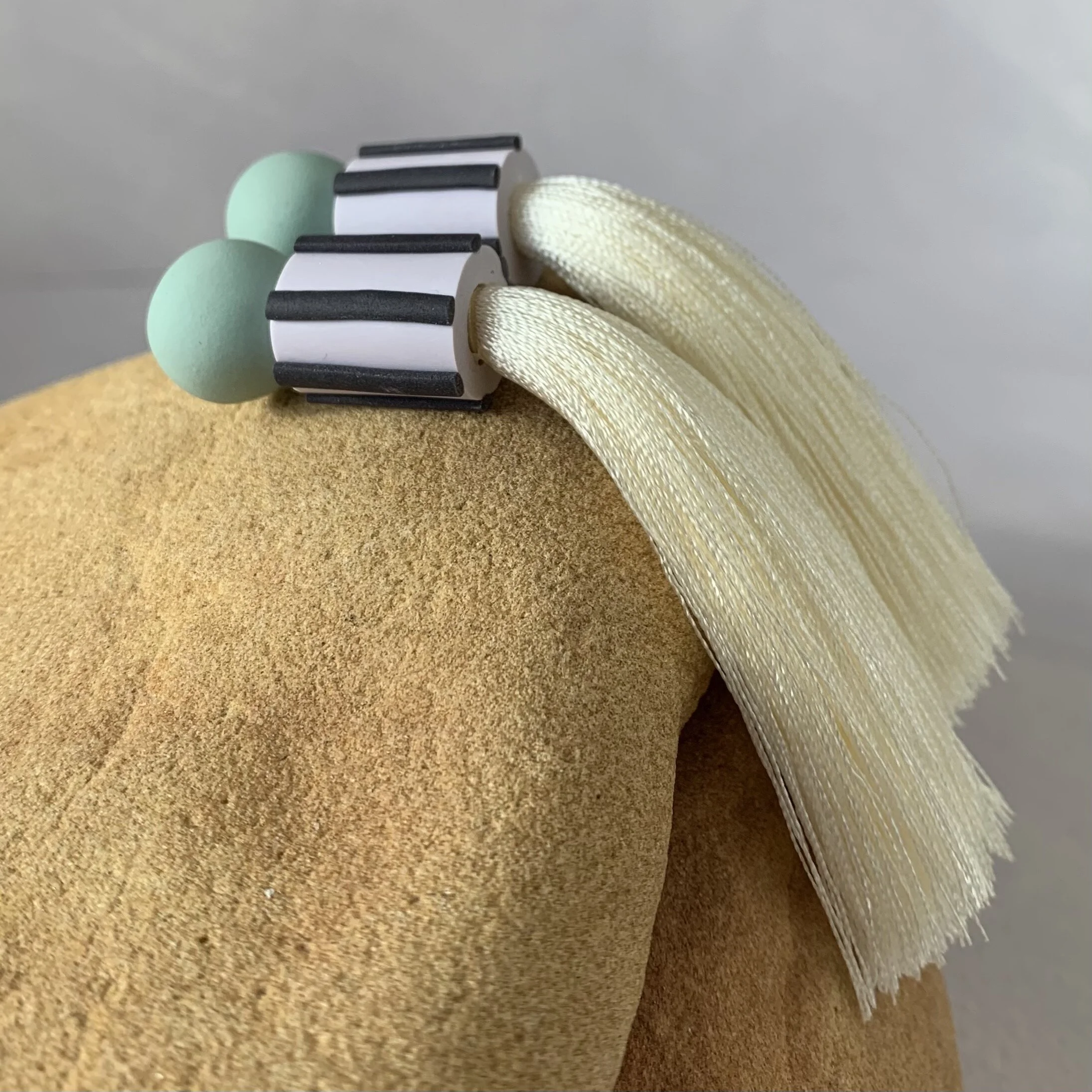 Kate Trouw Deco Tassel Earrings