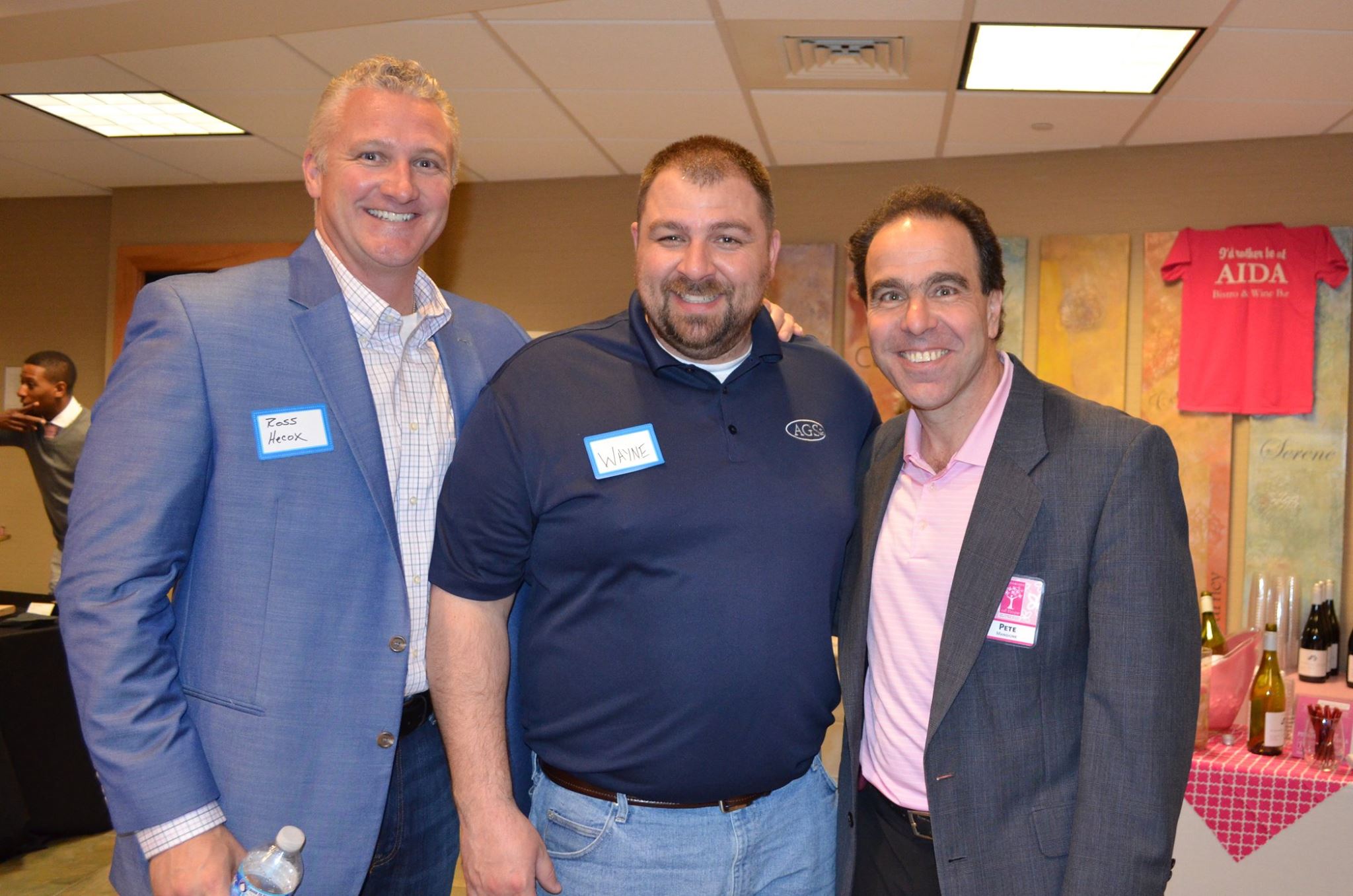 Board members Ross Hecox, Wayne Johnson and Pete Mangione at 2016 Cherrybration days kickoff celebration.