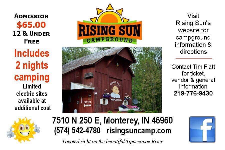Rising Sun Campground on the beautiful Tippecanoe River