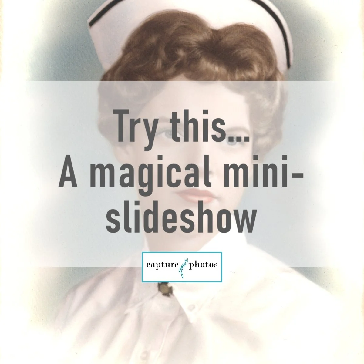 Try this...a magical mini slideshow