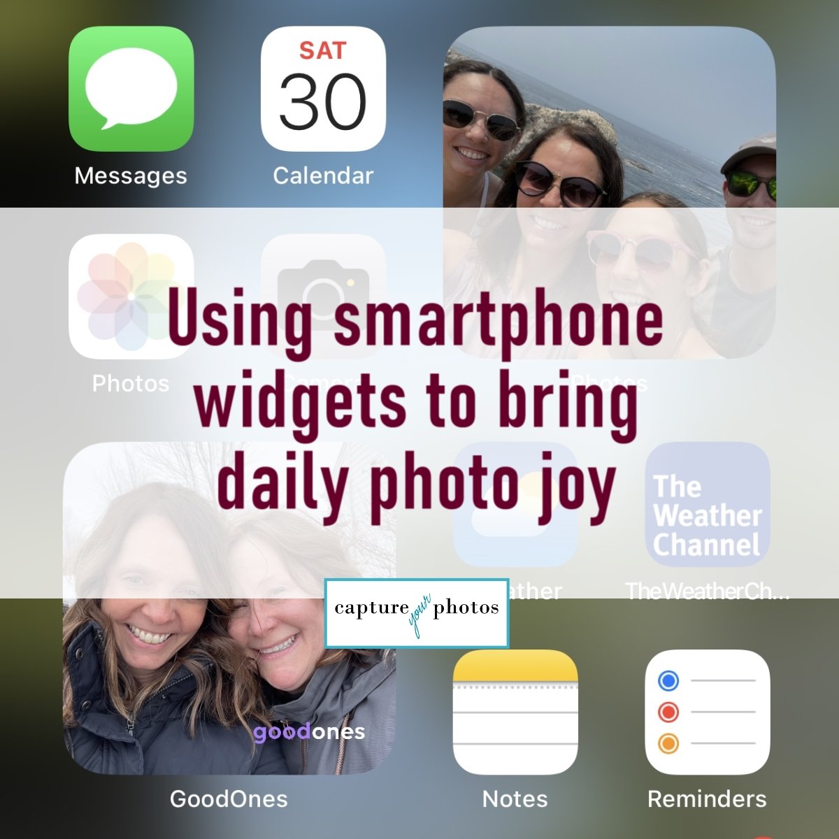 Using smartphone widgets to bring daily photo joy