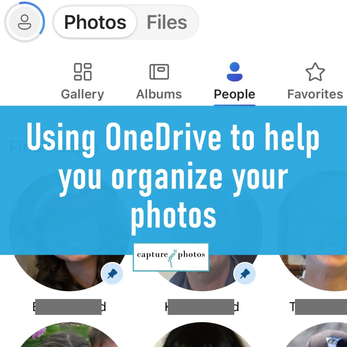 Using OneDrive to help you organize your photos