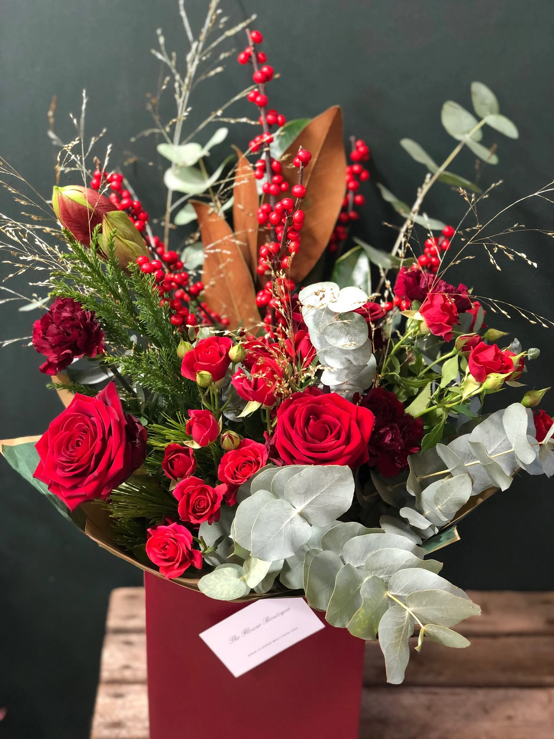 Festive Hand Tied Bouquet