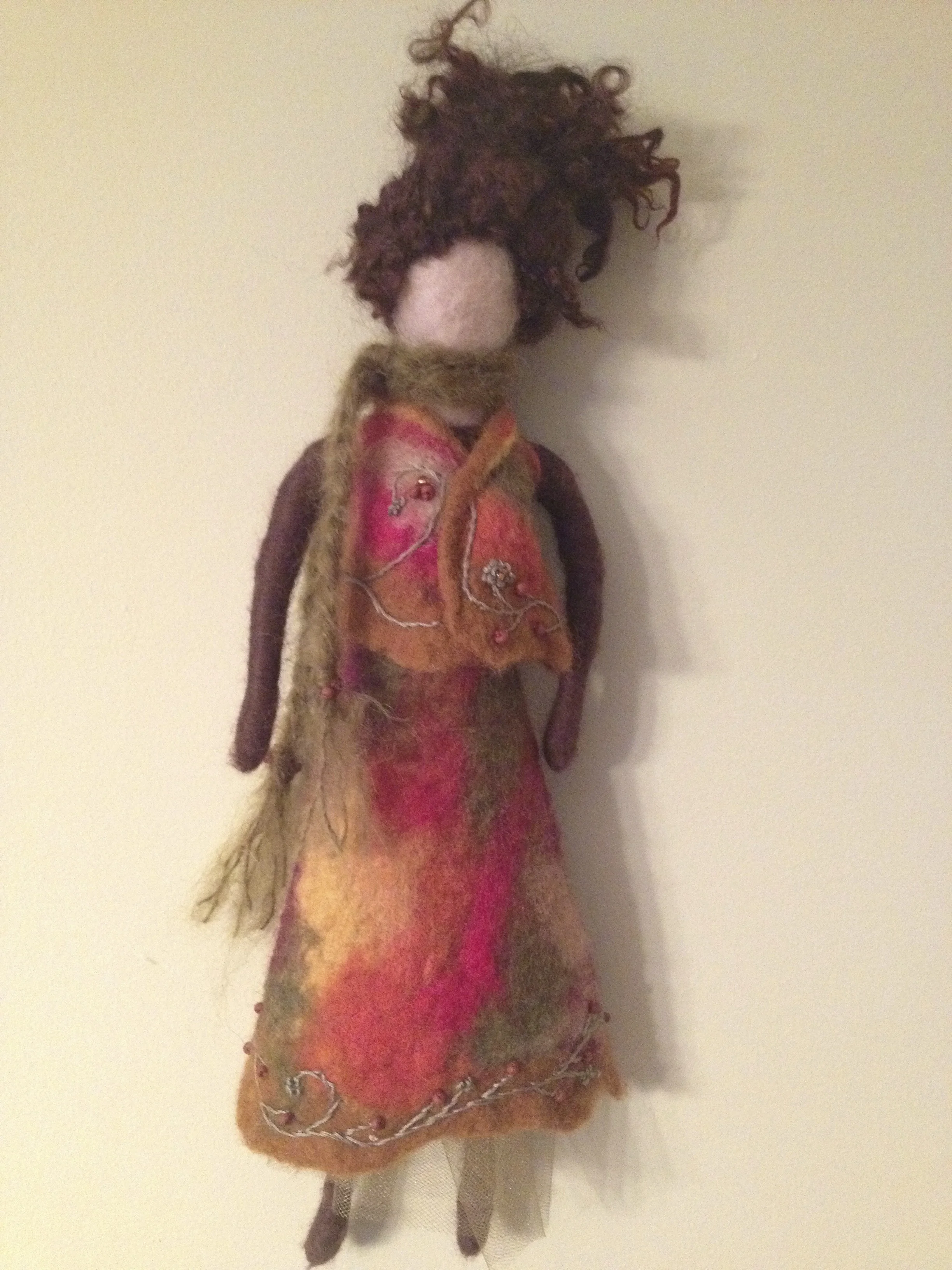 Art doll. Size, color, cost vary.
