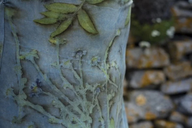 Detail of dress.