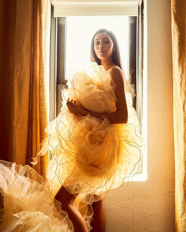 Been shooting a lot of new work that doesn&rsquo;t release for months so here&rsquo;s a BTS if @sloan.byrd trying on the loofa in Marfa. @ericagraybeauty @bigmommabyrd