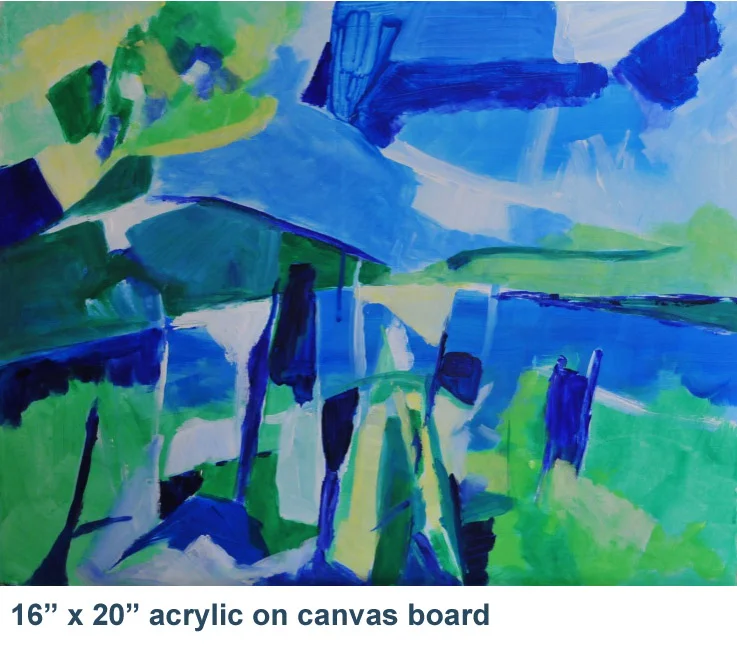 Sketch for Blue Sea lake 