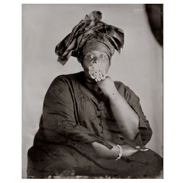 Khadija Mohammadou Saye, In This Space We Breathe, 2016-17. 
Thinking today about Khadija&rsquo;s haunting self portraits. &ldquo;Khadija a young photographer exploring the &lsquo;migration of traditional Gambian spiritual practices&rsquo;. This seri