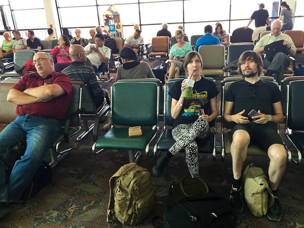 Exhausted... and I guess we're not the only ones. Thank you, Sled Island! We had a blast.