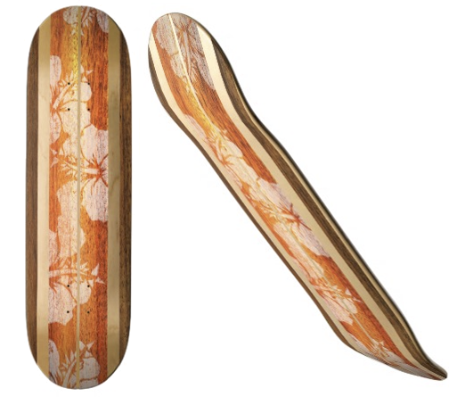 Haleiwa Vintage Surf Skateboard