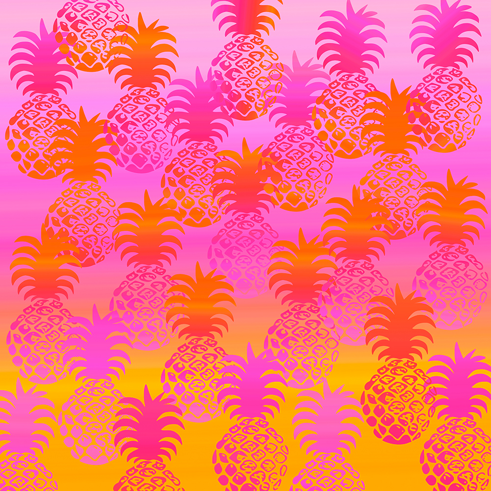 Pukana Hawaiian Pineapple Sunset Blend - Pink and Orange