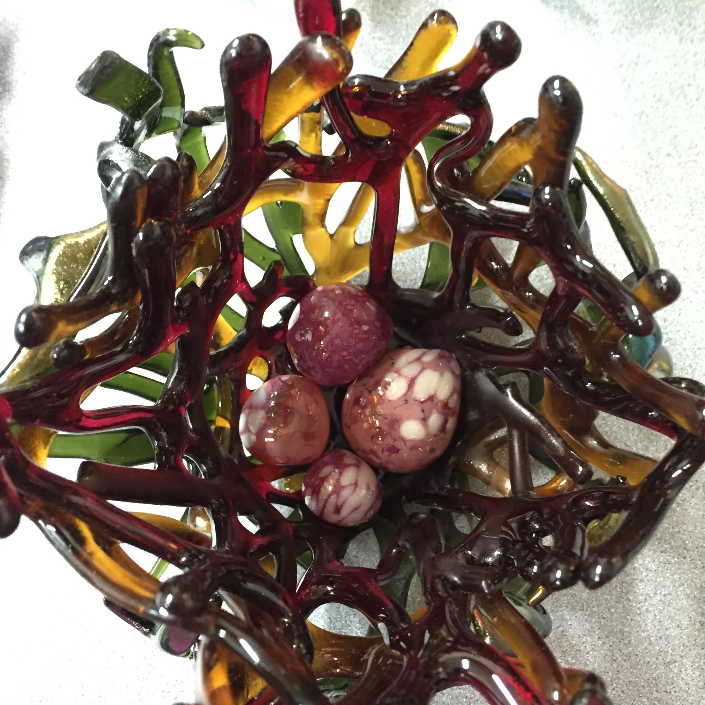 Neuron Nest - Royal Red, Gold and Green