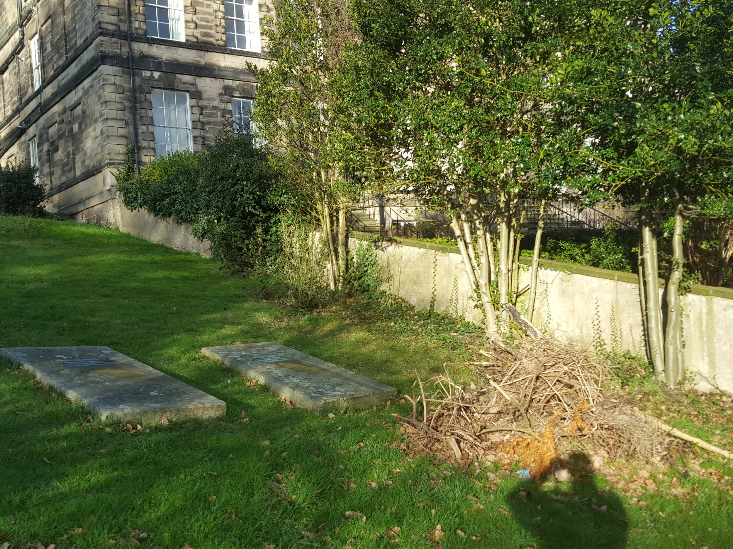 Graves swept and tidied