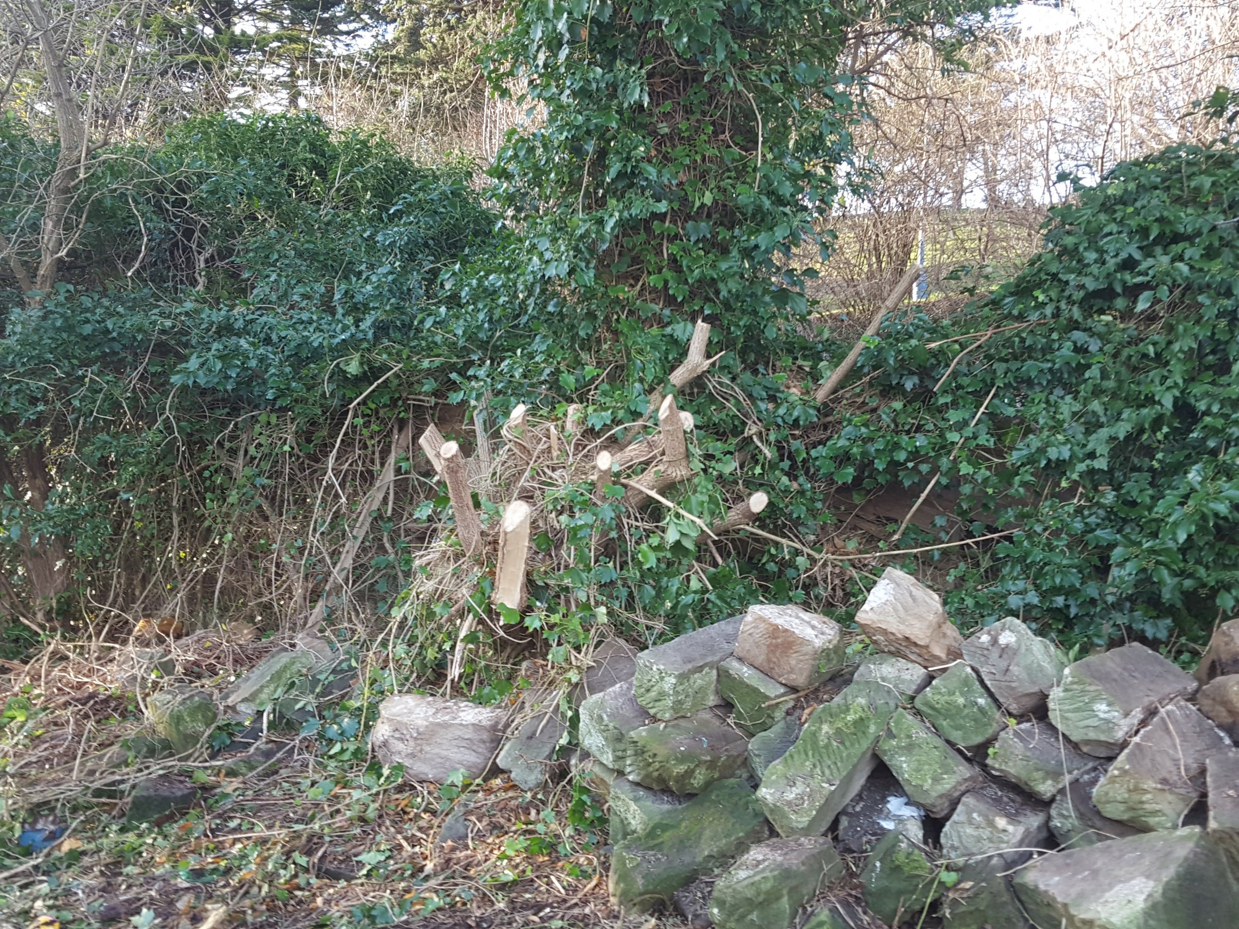 What happened to the wall?