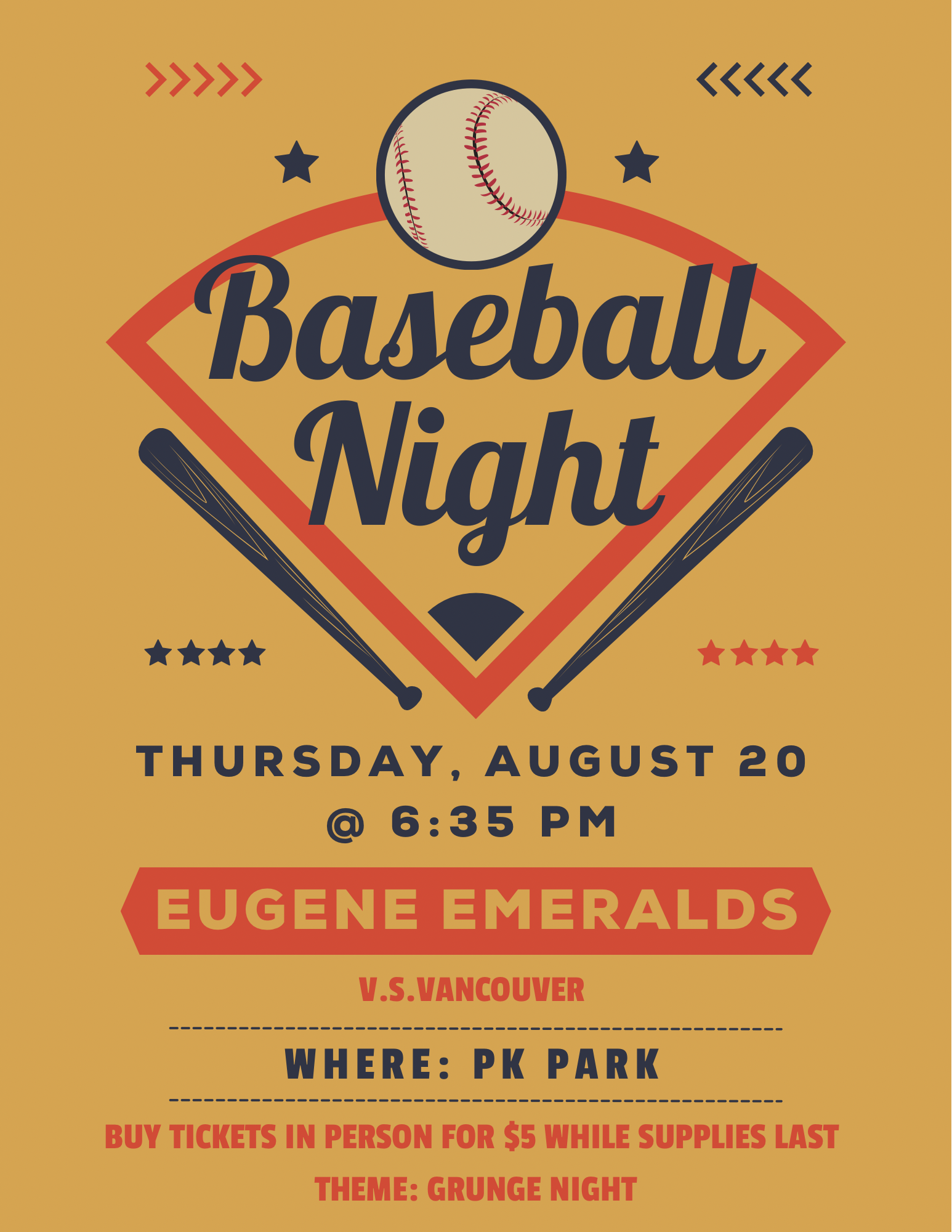 Eugene Emerald's Baseball Game