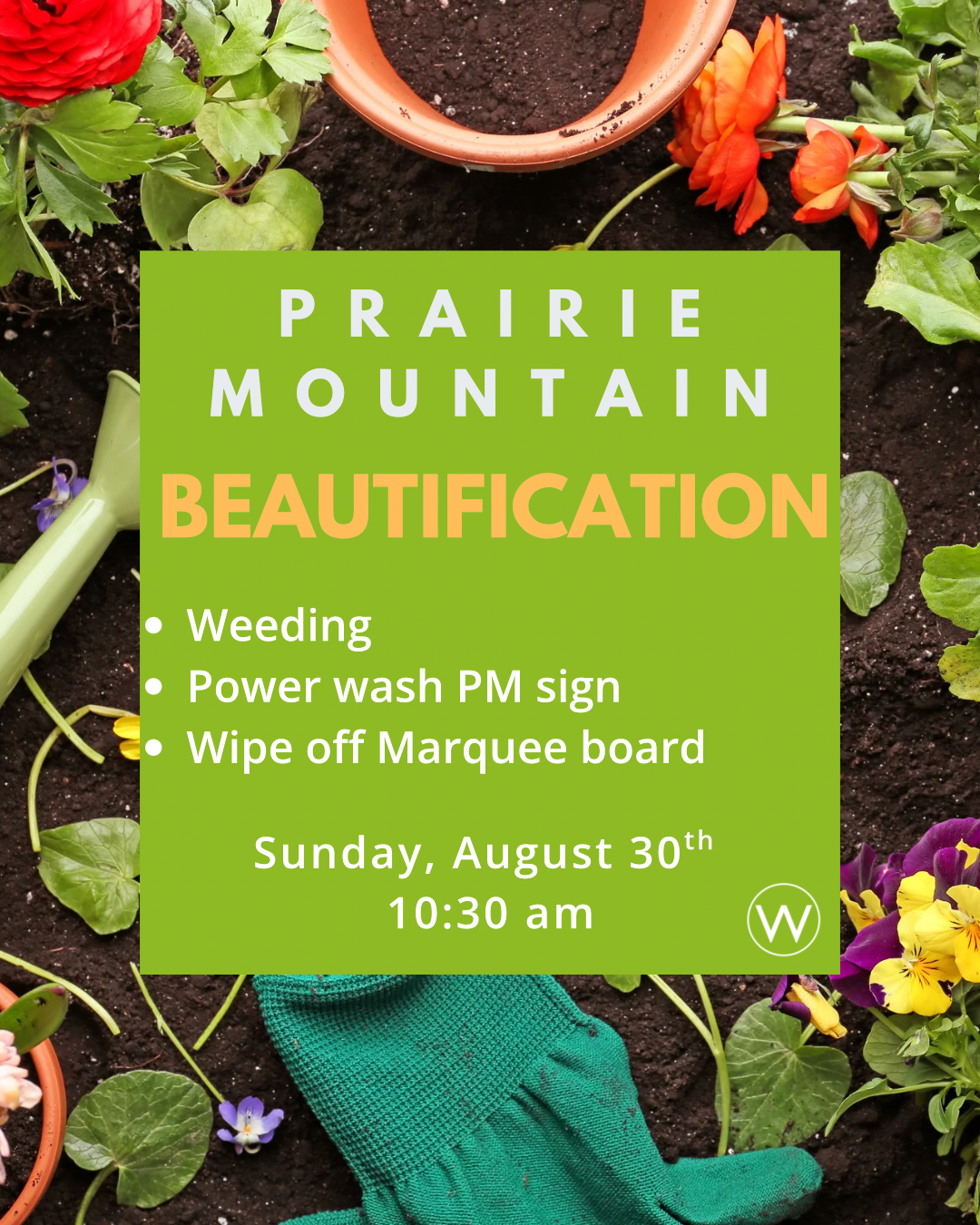 Prairie Mountain Beautification Day