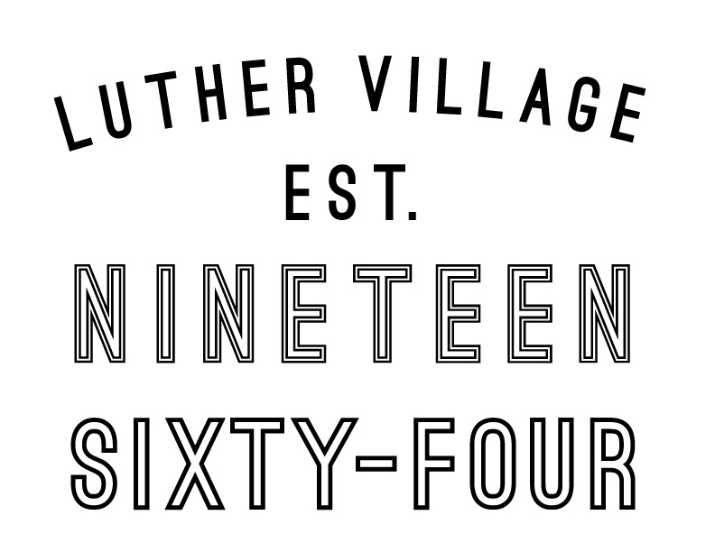 Luther Village-Nineteen Sixty-Four T shirt design