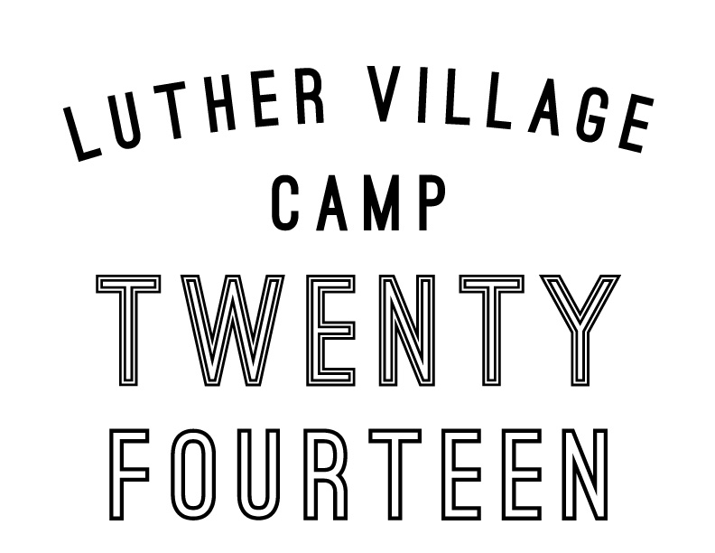 Luther Village-Twenty Fourteen T shirt design