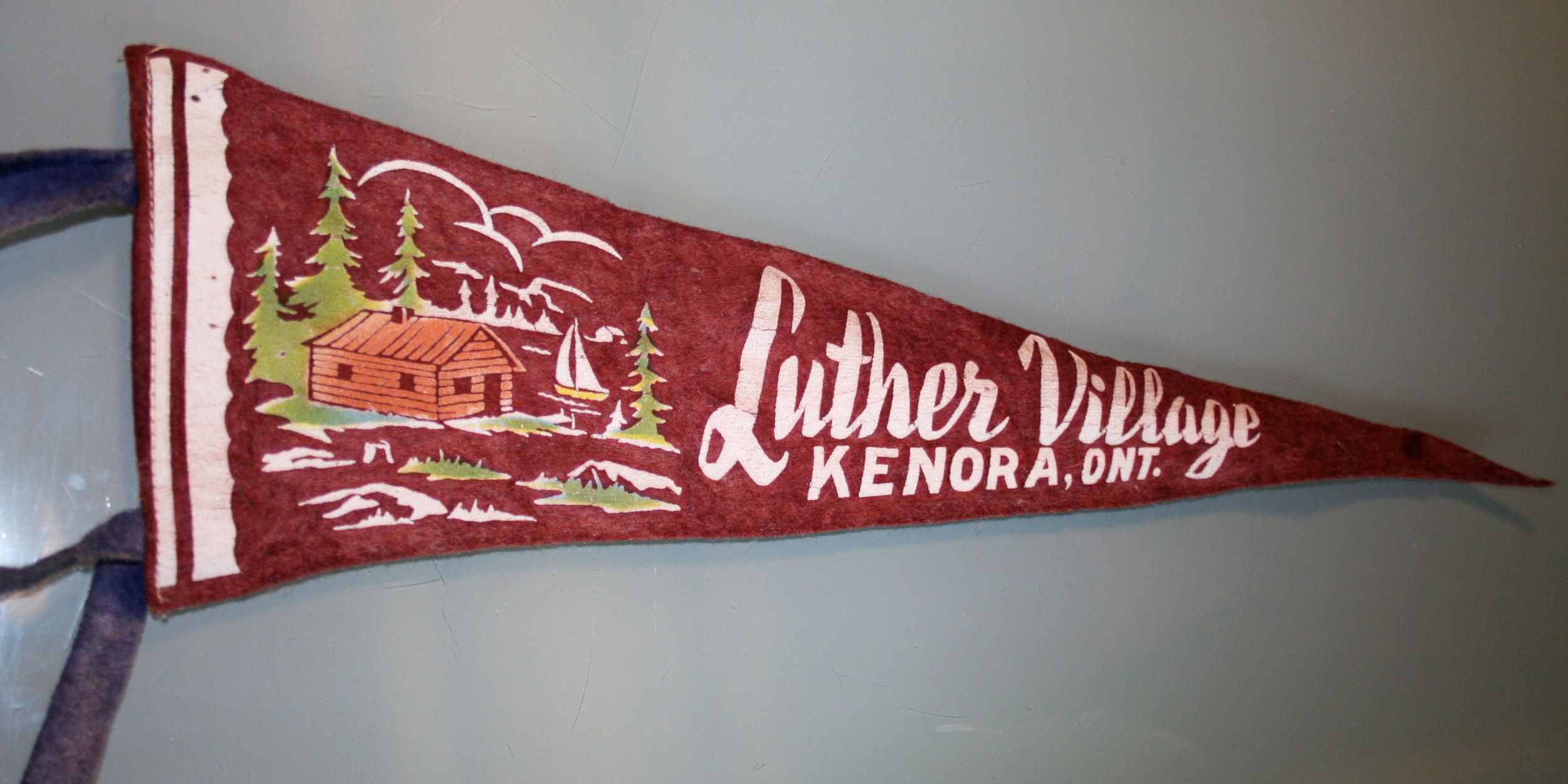 Luther Village original 1960s pennant