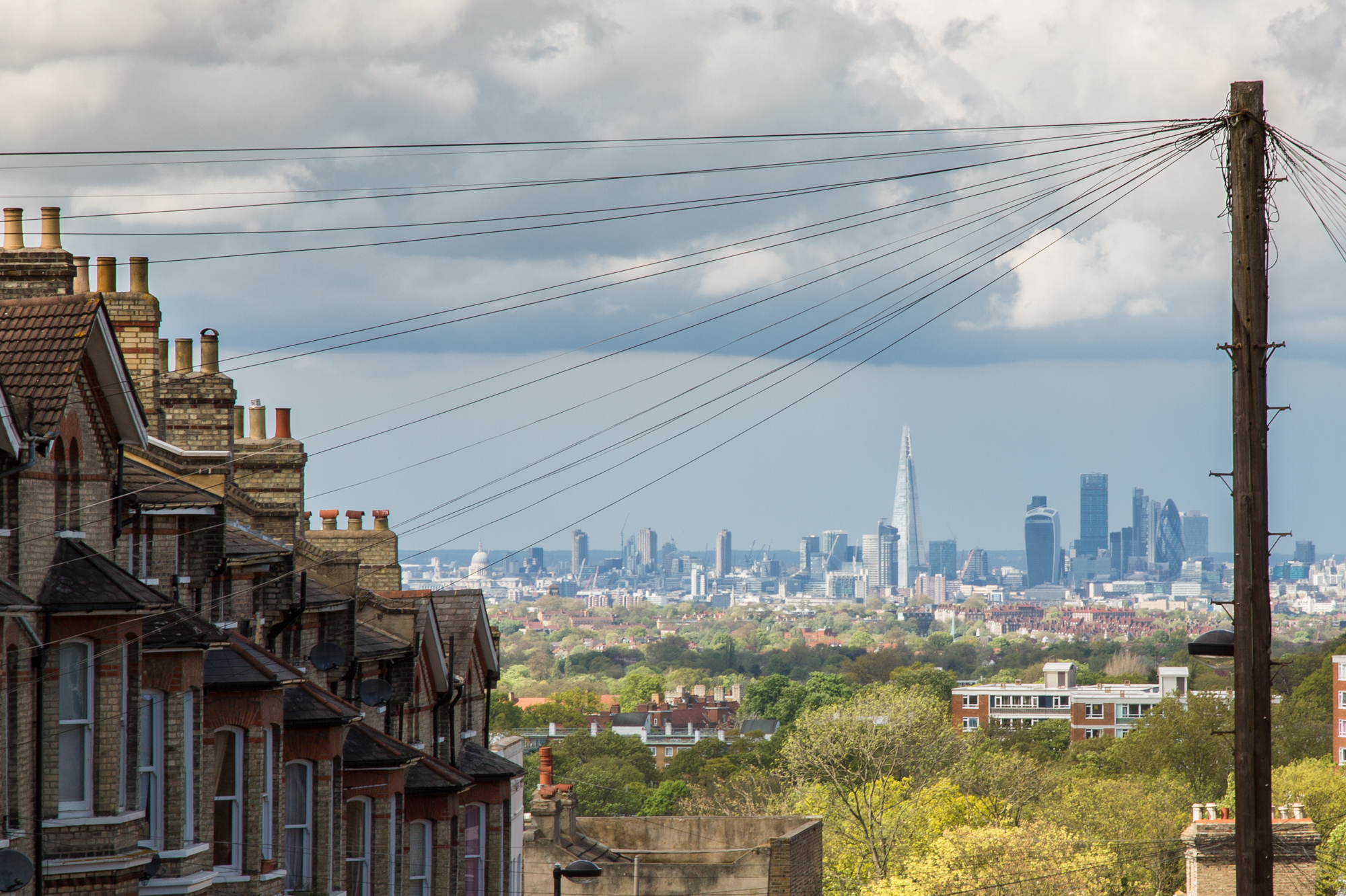 London from Crystal Palace