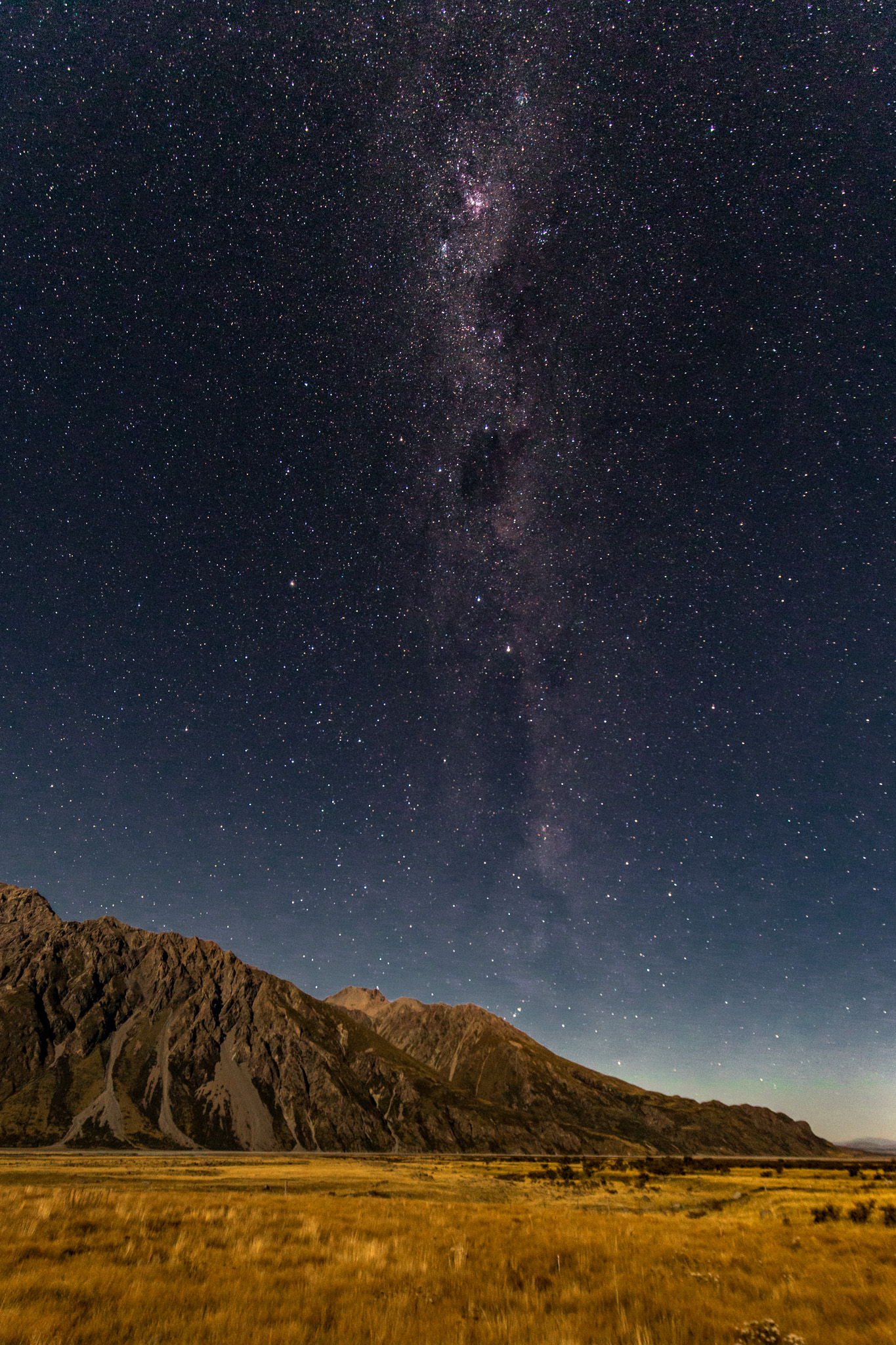 The Milky Way over the Tasman Valley / Aoraki/Mount Cook National Park