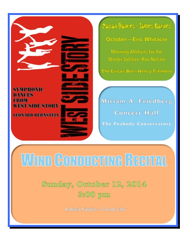 Concert Poster, October 12, 2014