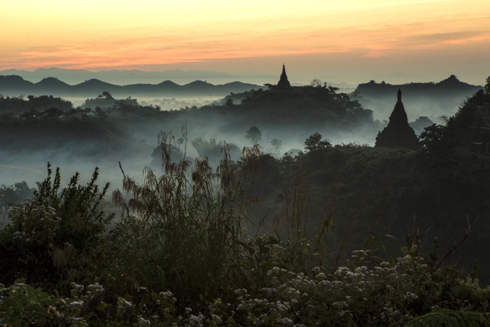 Pre-dawn in Mrauk U