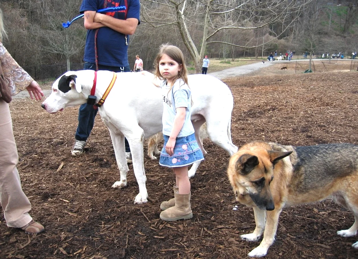 Little Girl and Big Dog (Atlanta)