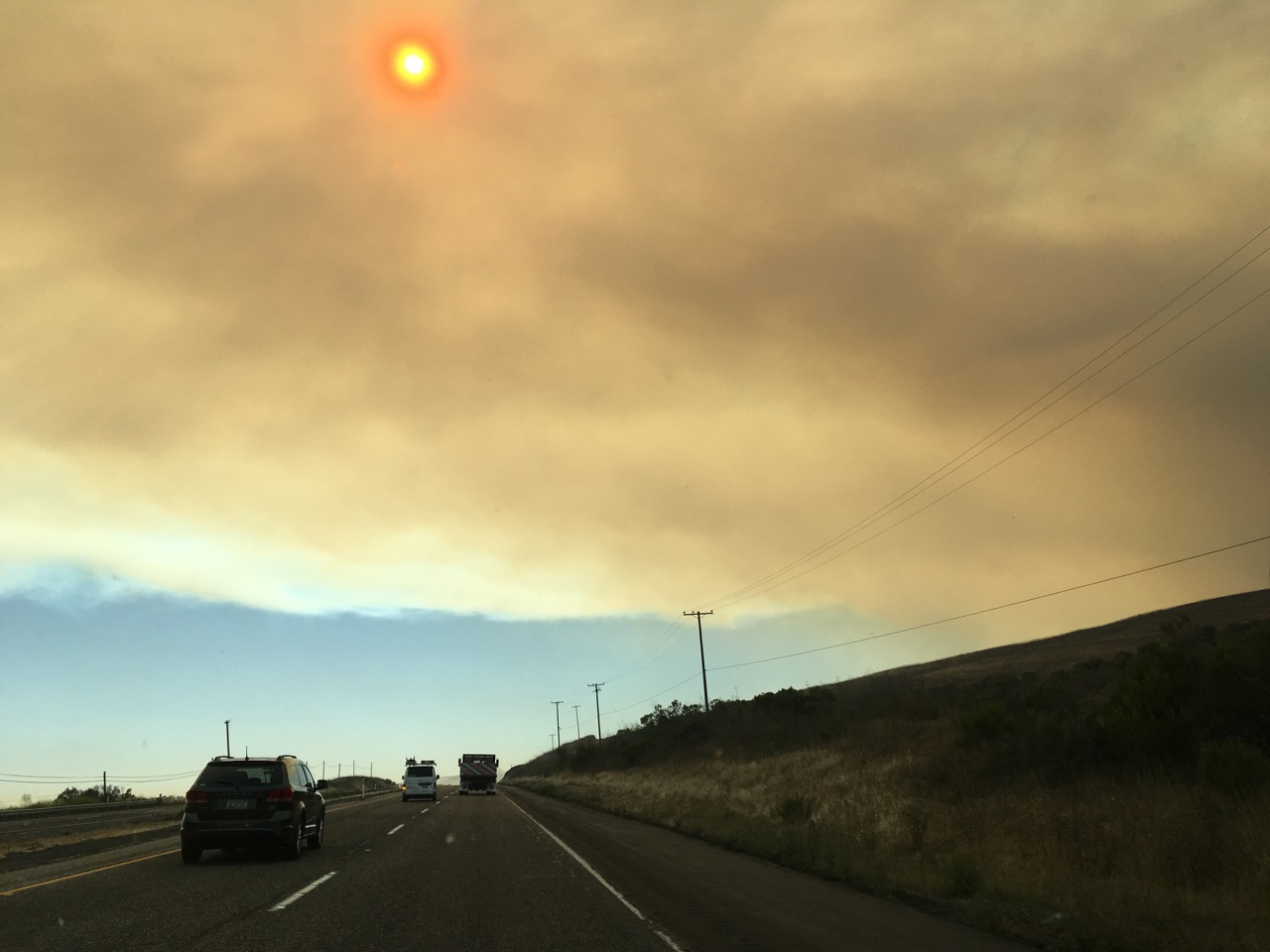 Highway 101 near El Capitan, June 16, 2016