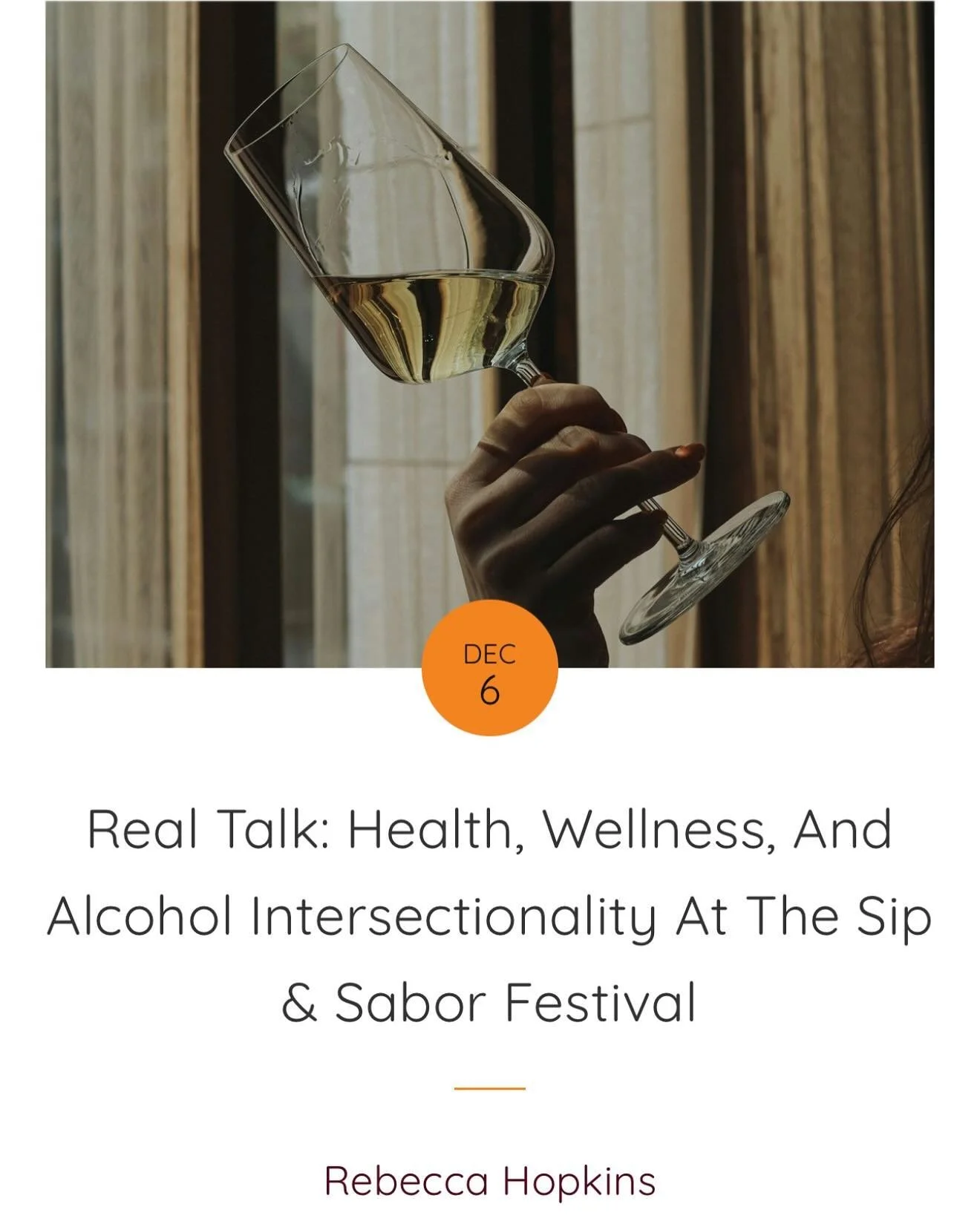 The inaugural @hispanicsinwine_spirits Sip and Sabor Festival is a wrap!

Bravo to Lydia Richards, Maria Calvert, and Gabriela Fernandez  for this year&rsquo;s inaugural &ldquo;Sip &amp; Sabor Festival.&rdquo;

We are a proud Community Supporter of t