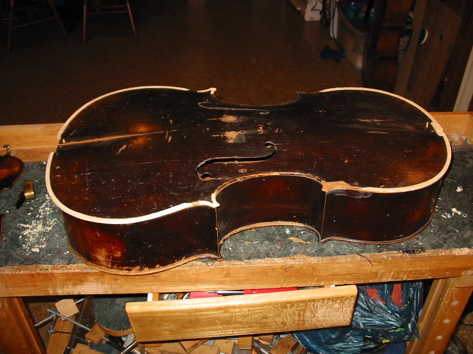  Here the top has been returned 