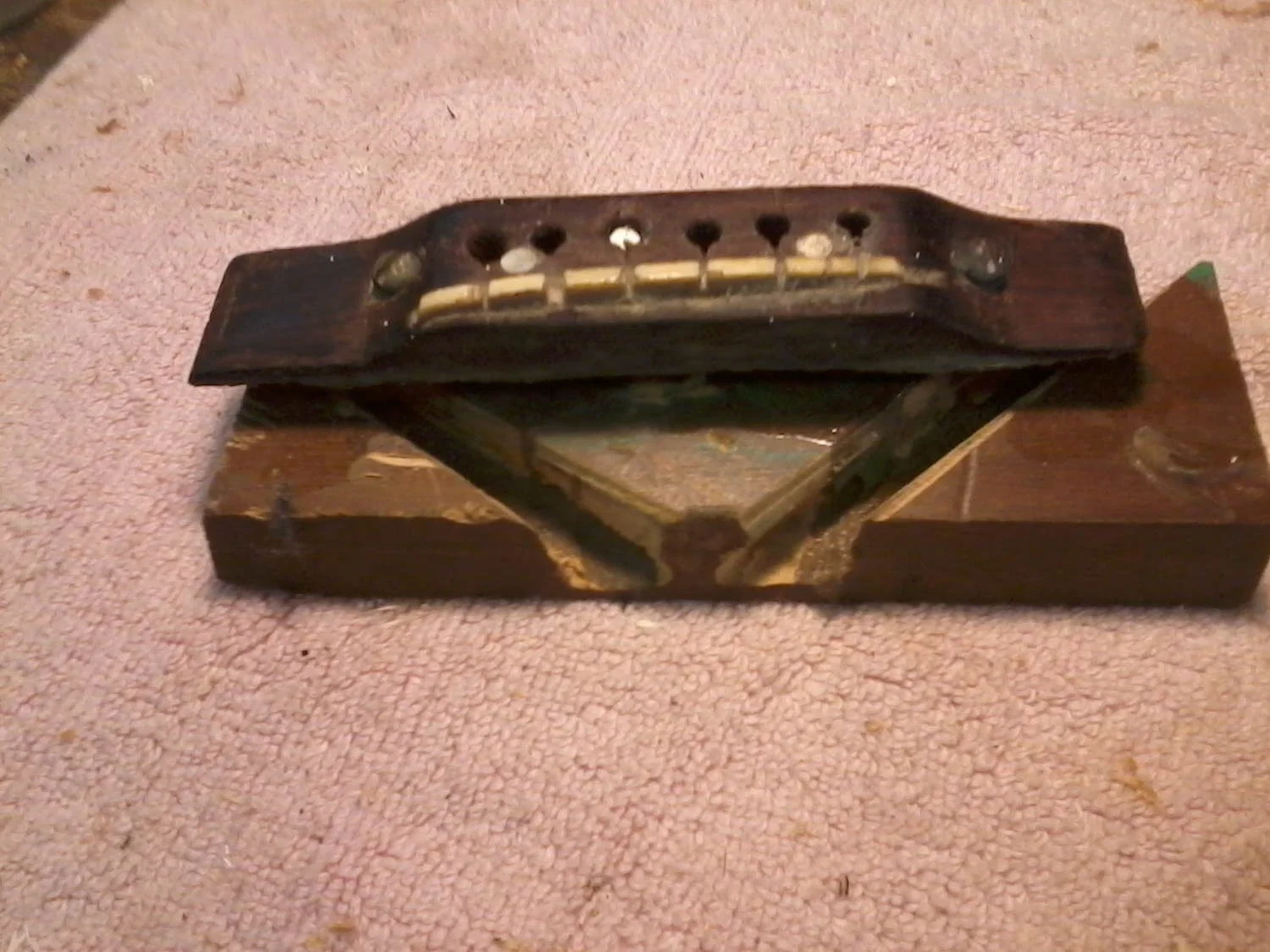 Here is the mess together as it was inside this instrument.