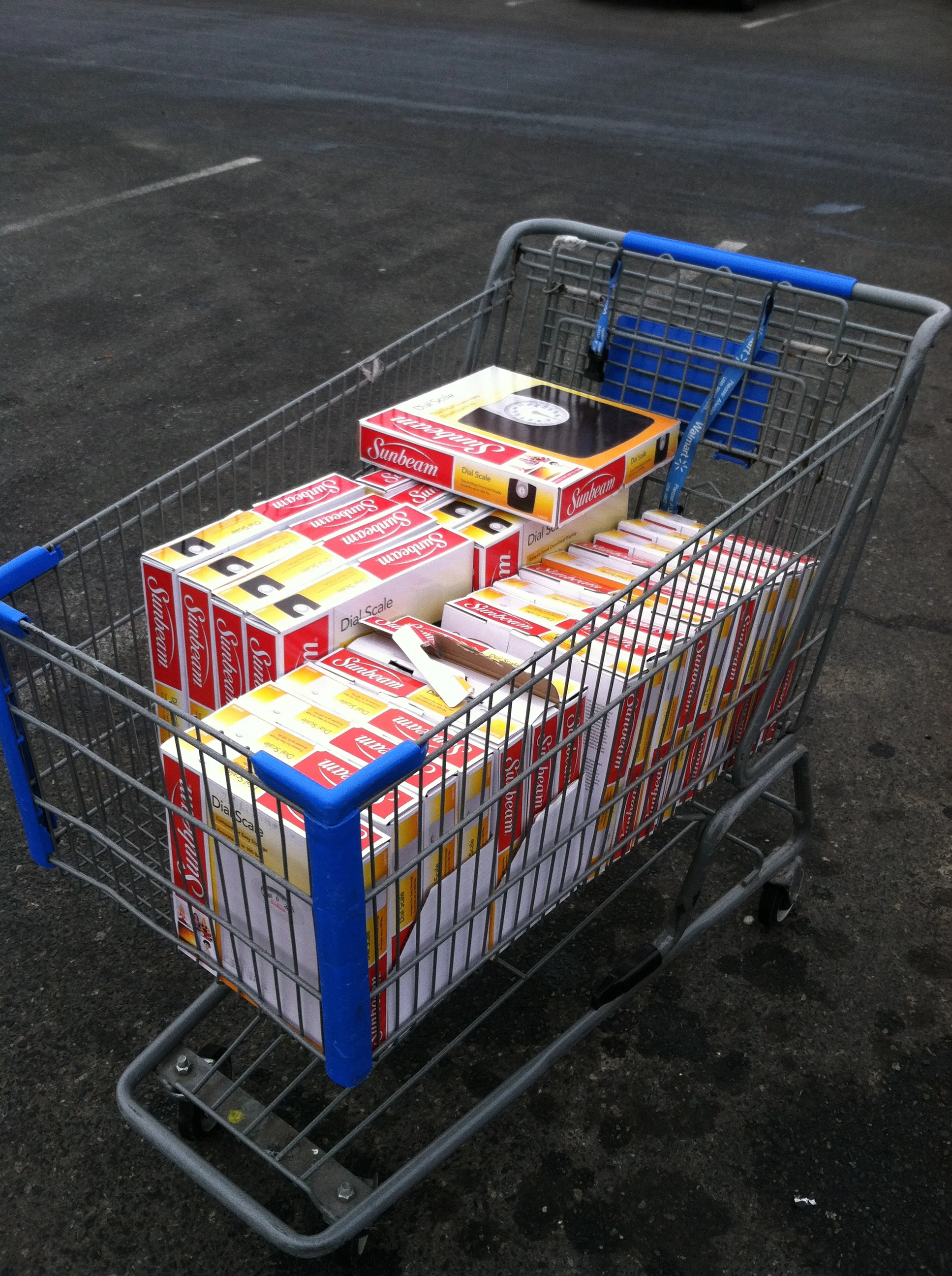 Returning the scales (WalMart)