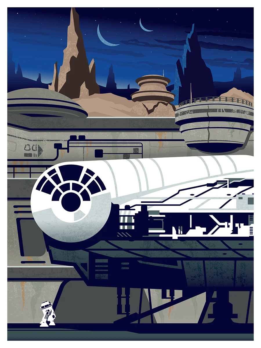 Star Wars Galaxy's Edge Illustration ©Disney ©Lucasfilm