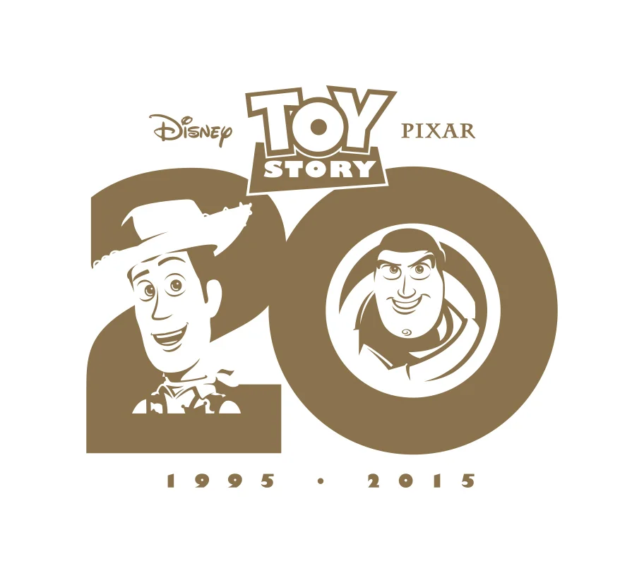 Pixar 20th Anniversary Logo Design