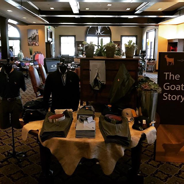 THE PLAYERS CLUB Collection at the TPC Sawgrass clubhouse. Hope to see you out there this week. Cheers. #finnryandesign #theplayers #theplayersclub