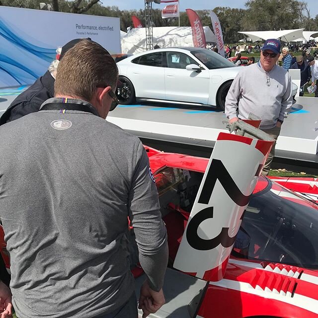When the owner of the first Porsche to win The 24 Hours of LeMans (50 years ago) asks if you’d like to sit in the driver’s seat of the actual 917-023, You say, yes please! #finnryandesign #917 #porsche #ameliaislandconcours