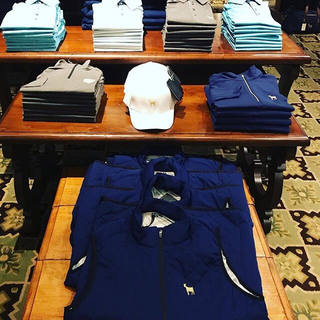 A small sampling of the 2020 Players Club Collection.  In the Clubhouse @tpcsawgrass.  Get the Goat before it&rsquo;s gone for another year! #finnryandesign #theplayers #theplayersclub #tpcsawgrass #goat