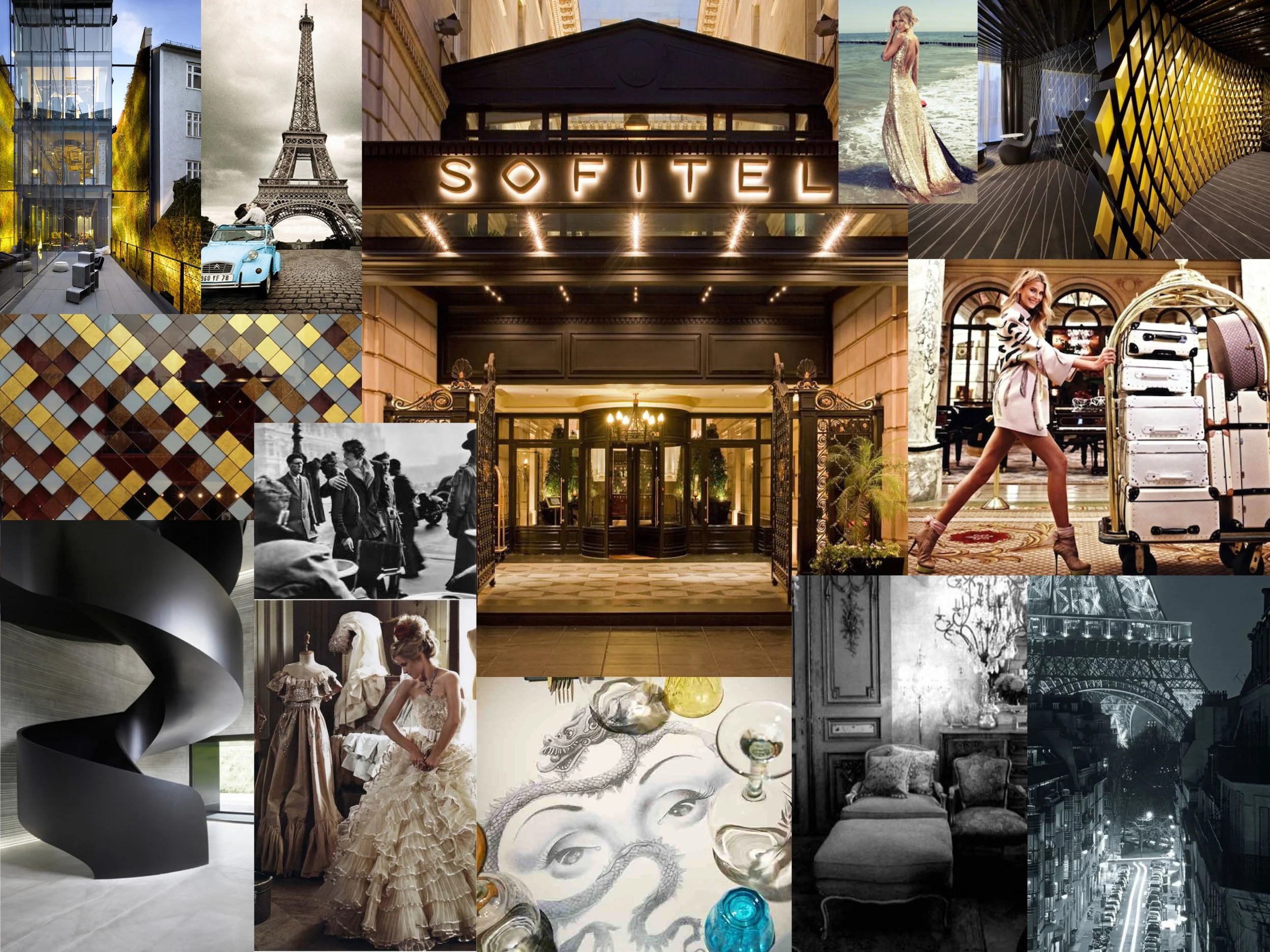 Sofitel mood board.